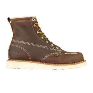 Thorogood American Heritage 6" Moc Toe Soft Toe Work Boot (Men) - Brown Crazy Horse