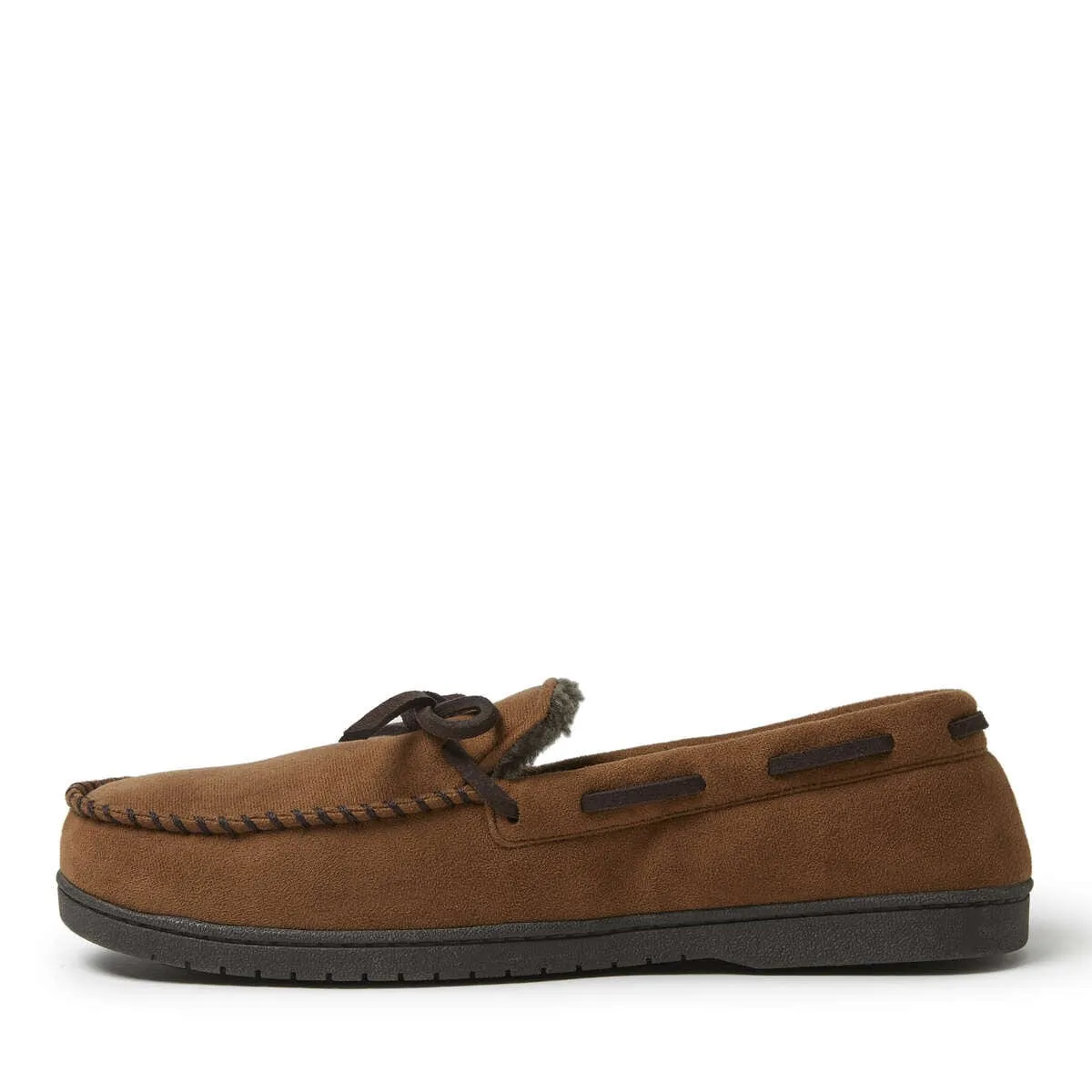 Toby Microsuede Tie Moccasin