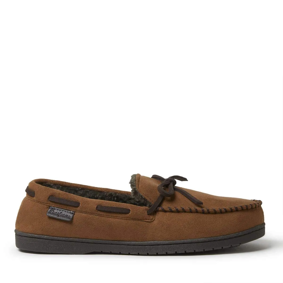 Toby Microsuede Tie Moccasin