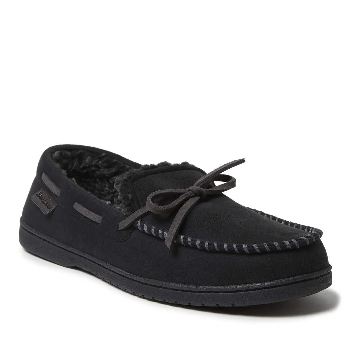 Toby Microsuede Tie Moccasin