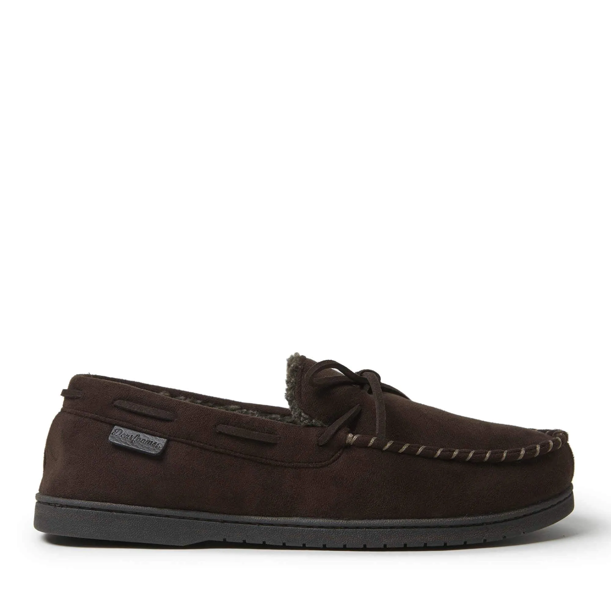 Toby Microsuede Tie Moccasin