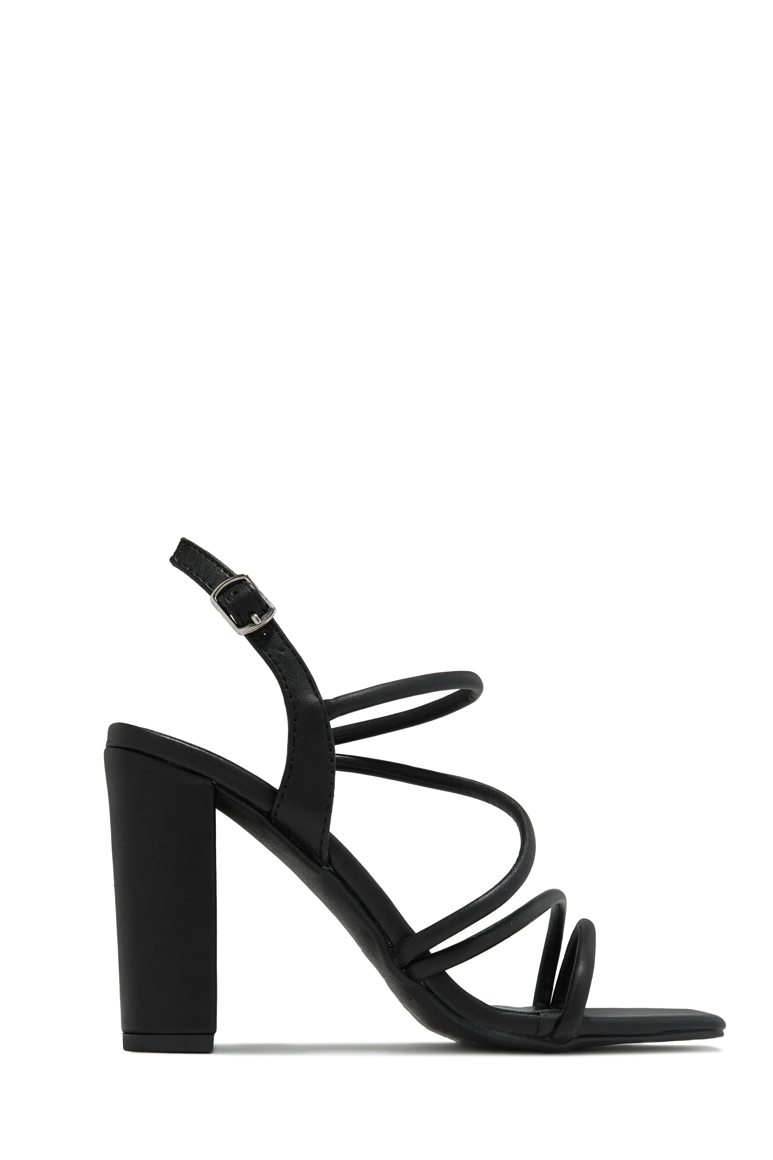 Victoria Block Heels - Black