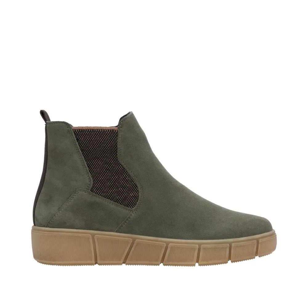 Whin Green Ankle Boots