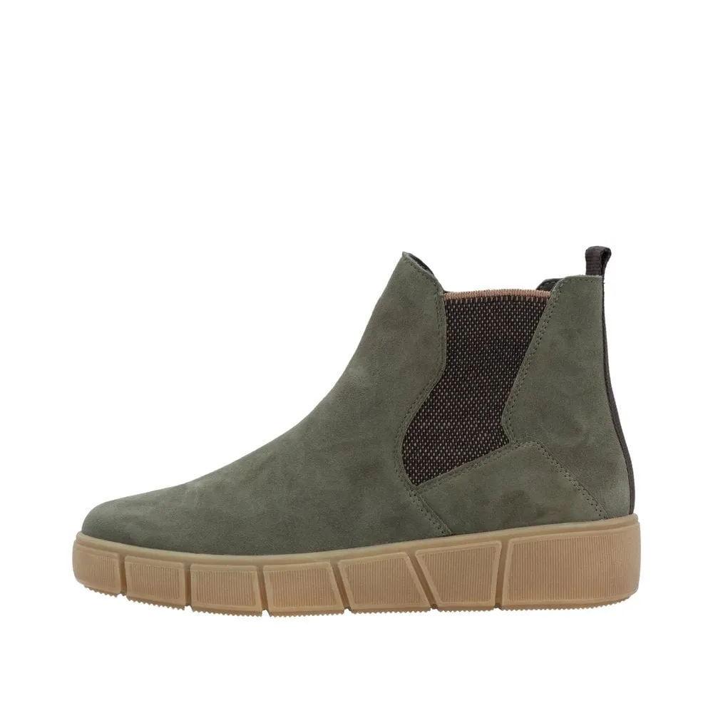 Whin Green Ankle Boots