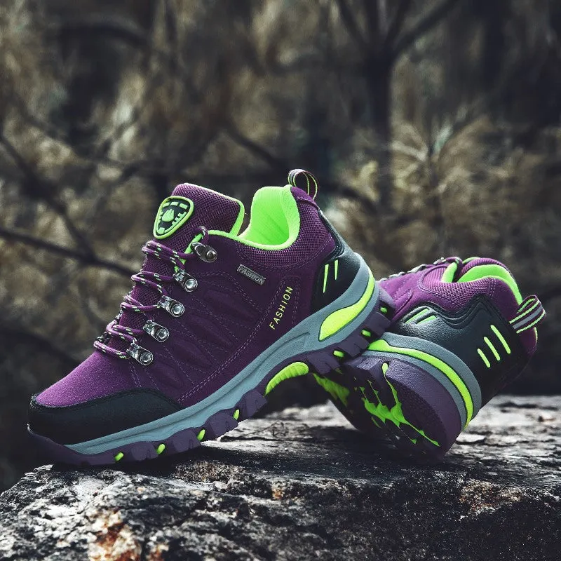 Women' outdoor sporty anti-skid breathable stable hiking sneakers