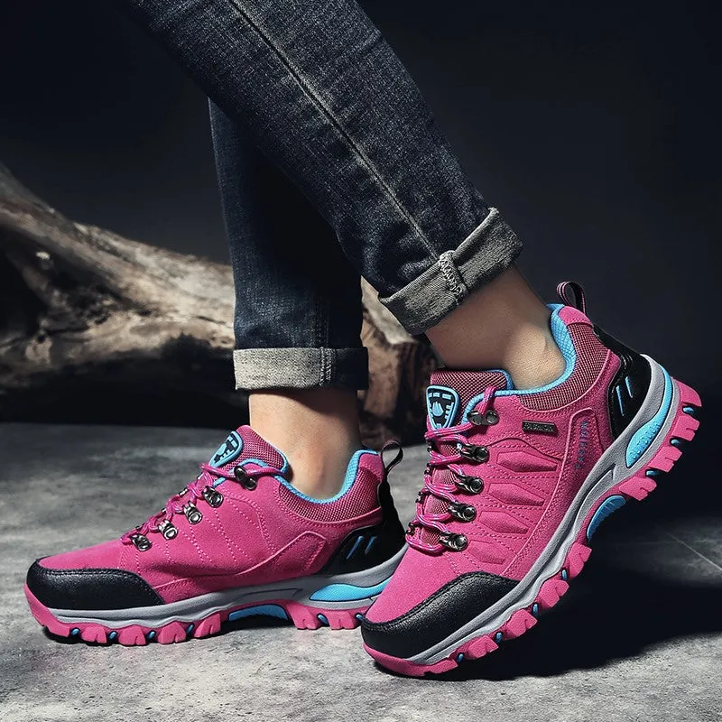 Women' outdoor sporty anti-skid breathable stable hiking sneakers