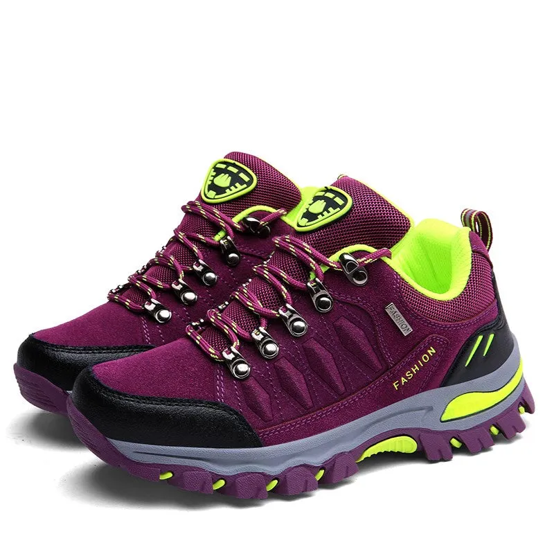 Women' outdoor sporty anti-skid breathable stable hiking sneakers