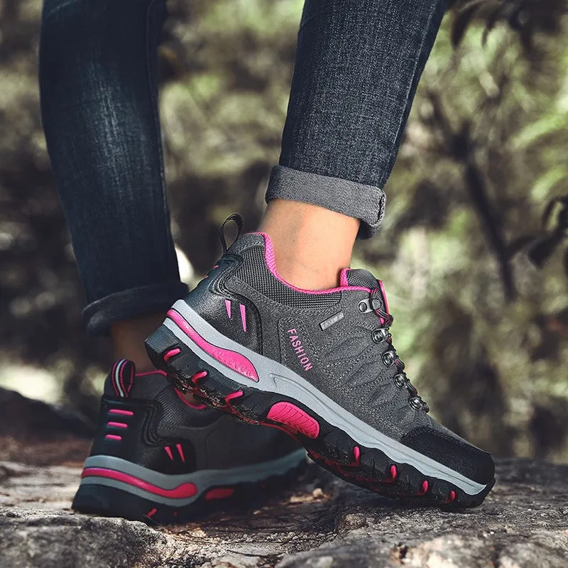 Women' outdoor sporty anti-skid breathable stable hiking sneakers