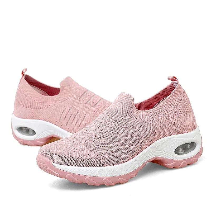 Women's air cushion elastic non-slip leisure sneakers CL