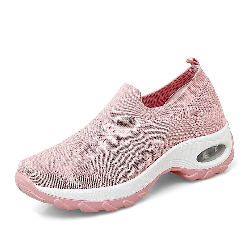 Women's air cushion elastic non-slip leisure sneakers CL