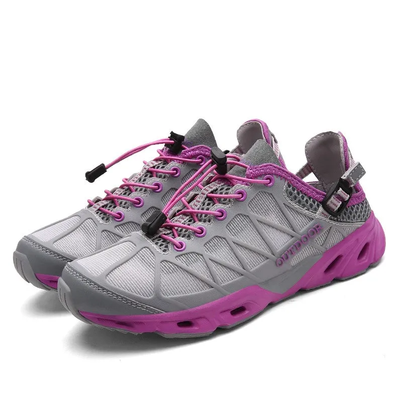 Women's breathable anti-skid stable outdoor hiking sneakers