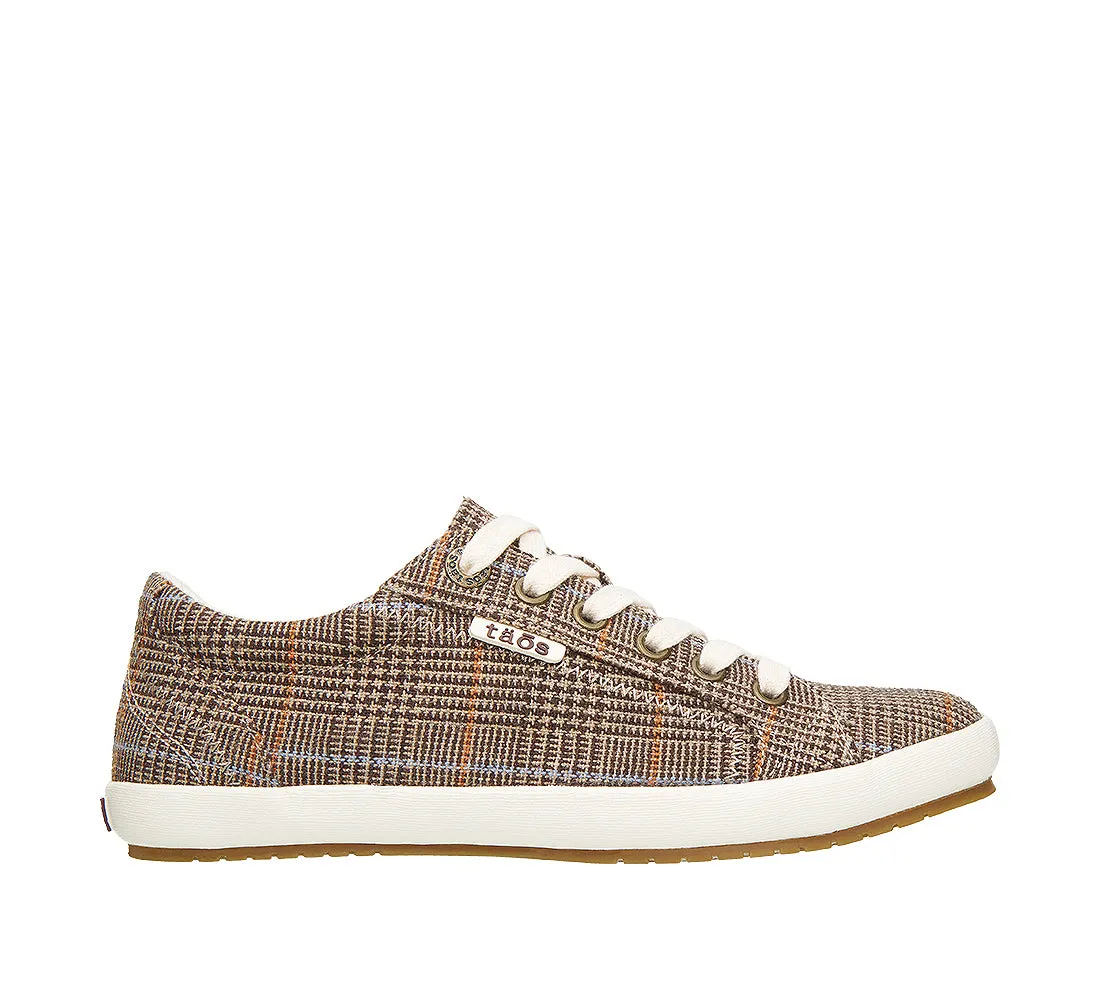 Women's Taos Star Color: Brown Plaid