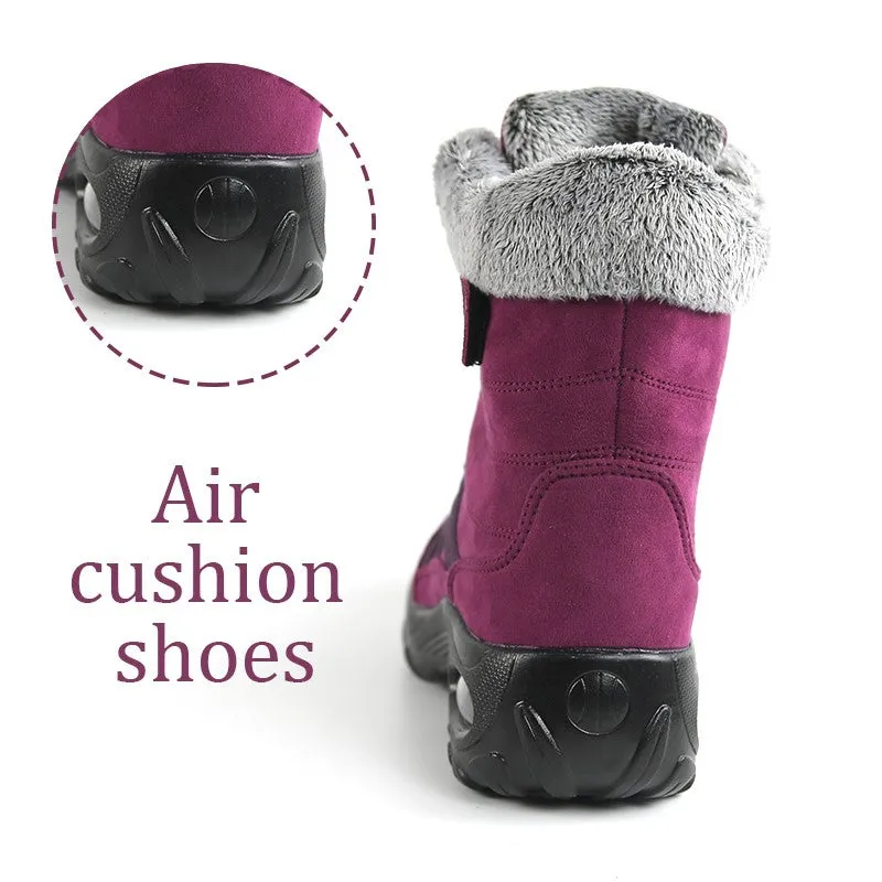 Women's thermal winter plush anti-skid suede boots CCL