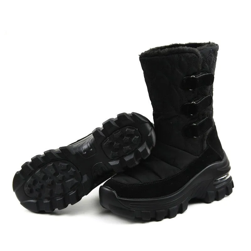 Women's winter thermal plush non-slip platform boots CL