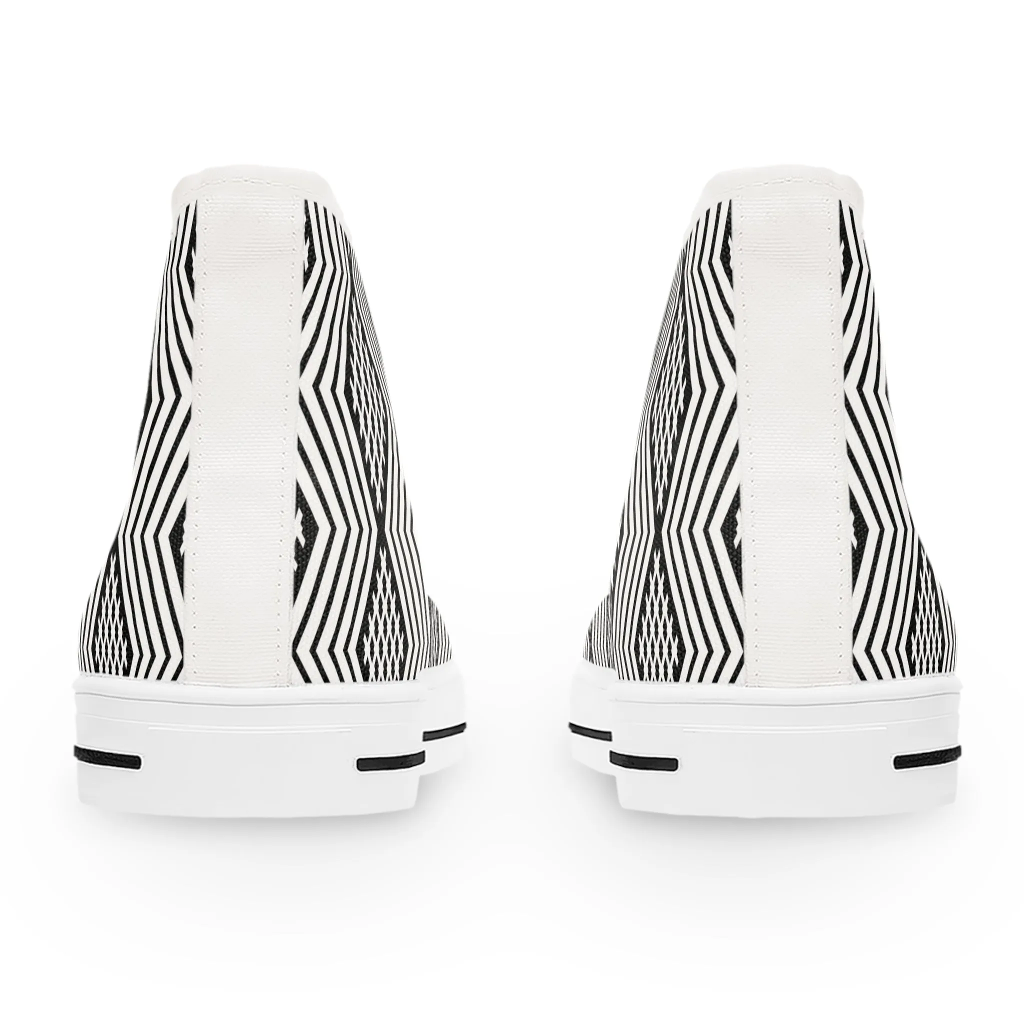 Zig Zag Women's High Top Sneakers